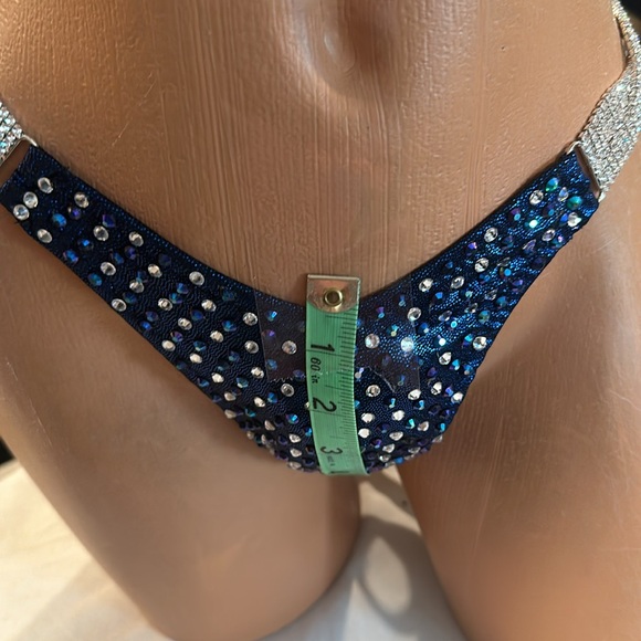 Npc wellness Bikini competition suit handmade size 36B  SM/MED  BOTTOM - Picture 8 of 8